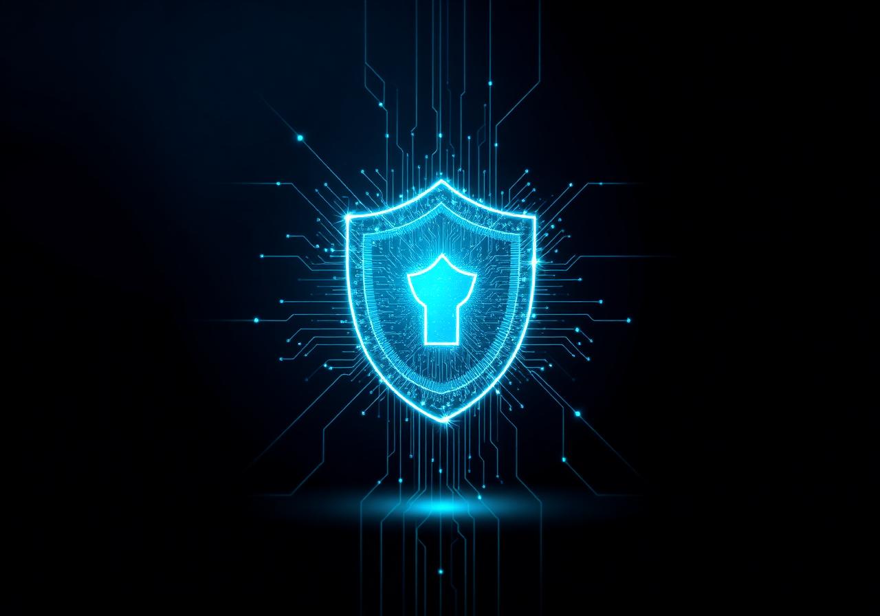 AI cybersecurity visualization